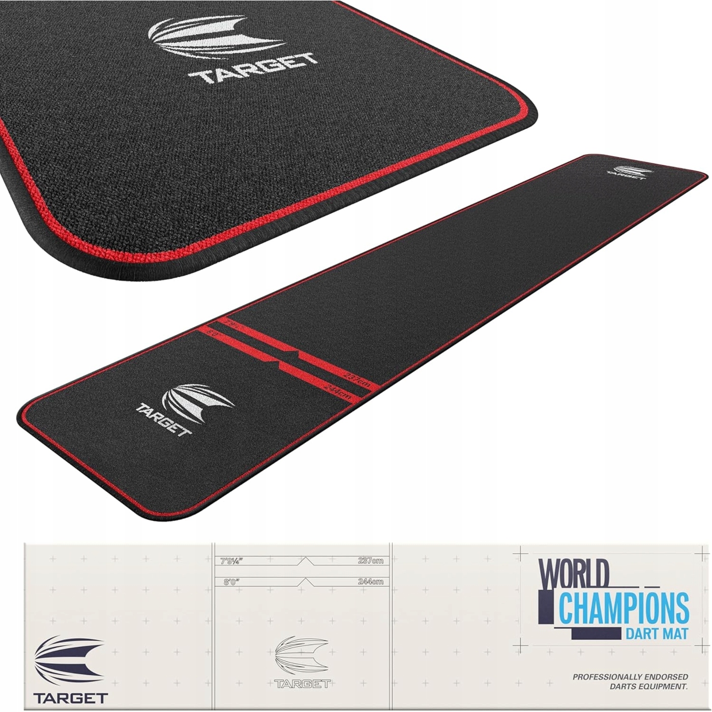 Target Darts Mata do Darta World Champions - Czerwona