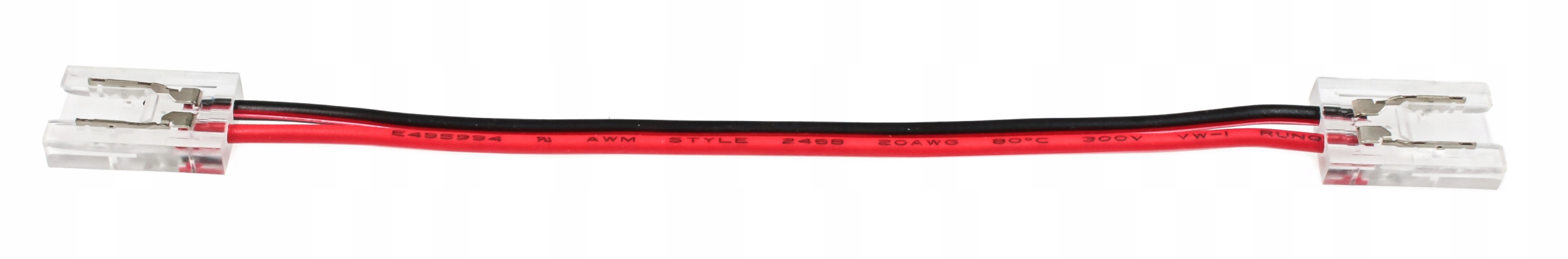 ZŁĄCZKA DO TAŚM LED COB 8mm dwustronna ZATRZASKOWA DO ŁĄCZENIA DWÓCH TAŚM Marka Berge