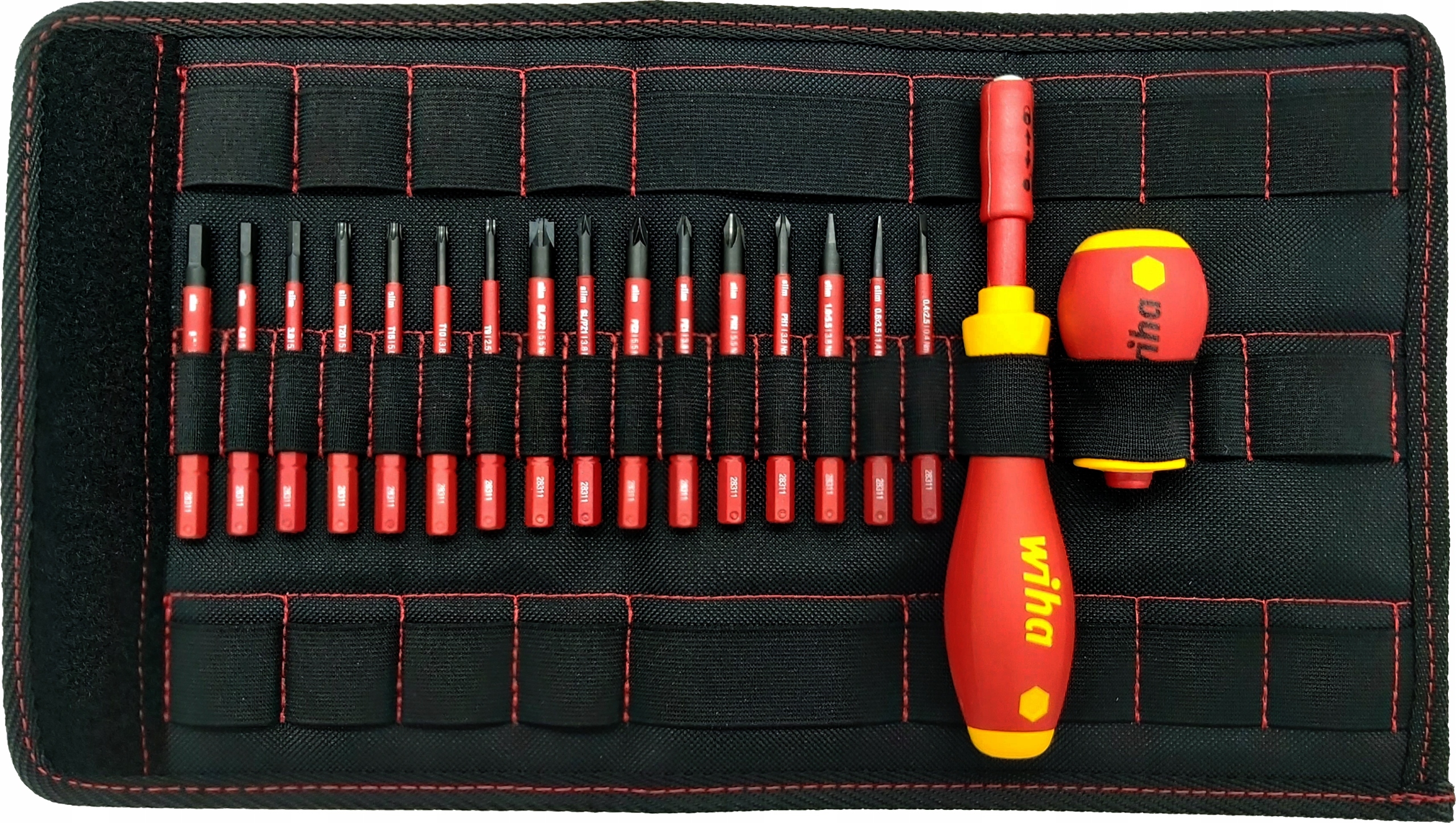 ZESTAW WKRĘTAKÓW I BITÓW VDE SLIMVARIO WIHA 41231 Liczba elementów zestawy