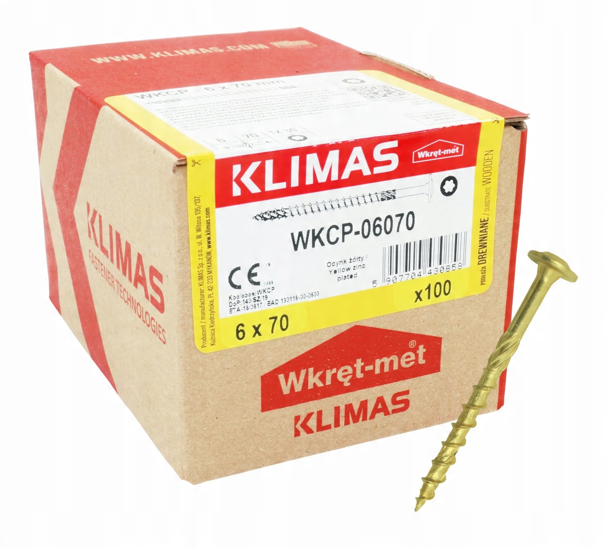 

Wkręty Ciesielskie Do Drewna Talerzowe Torx 6x70