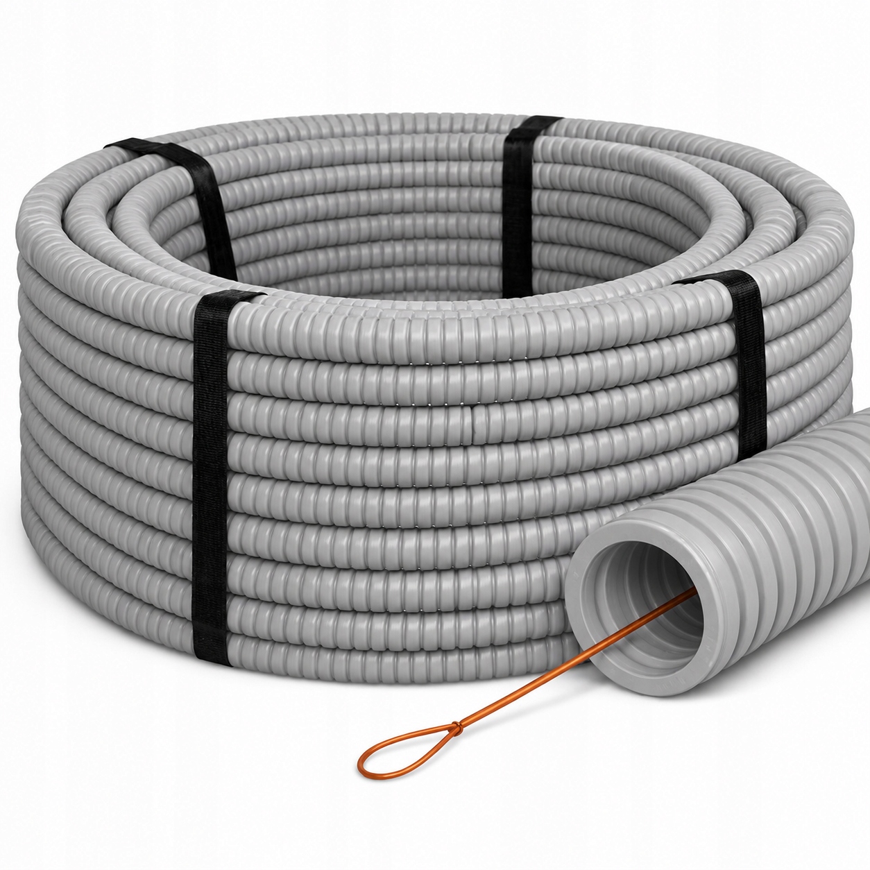 Peszel 16 mm 100 m rura karbowana z pilotem 320N