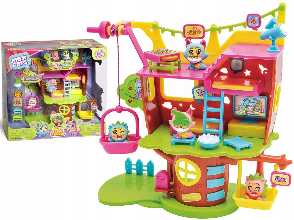 

Moji Pops domek na drzewie treehouse 2 figurki