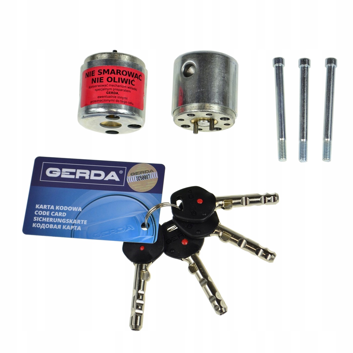 WKŁADKA GERDA STAR S RIM 6000 S (STARY TYP PRZED ROKIEM 2000) 4 KLUCZE Kod producenta RIM6000_S_model_2000