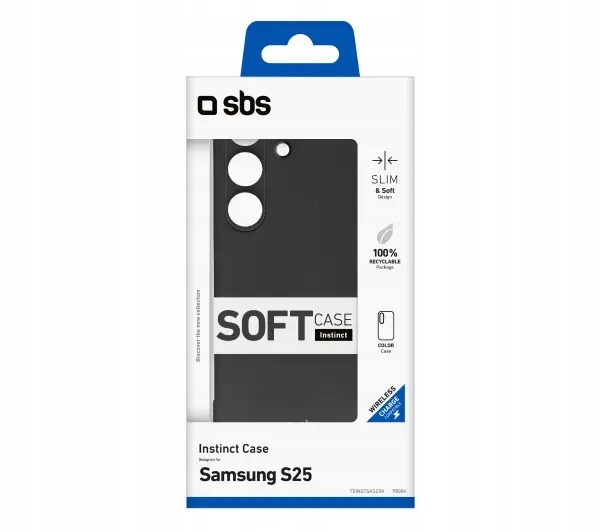 Etui Sbs Instinct na Samsung Galaxy S25 czarne Sbs
