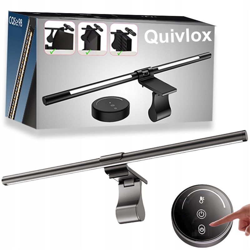 Monitor Lampa do komputera Led Praktyczna regulowana 3 Barwy pilota