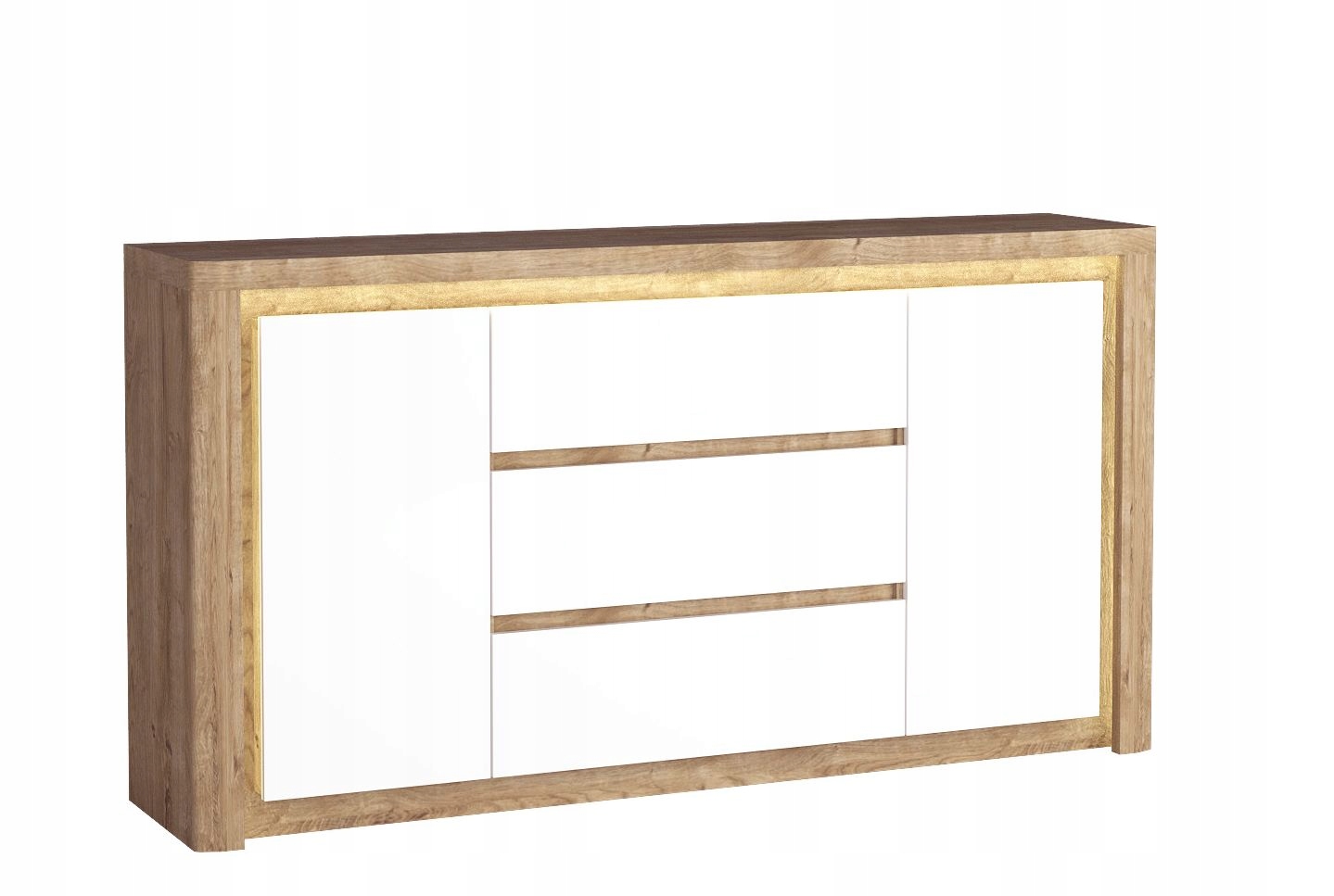 LIVINIO-8 komoda 2-drzwiowa z szufladami 184 cm