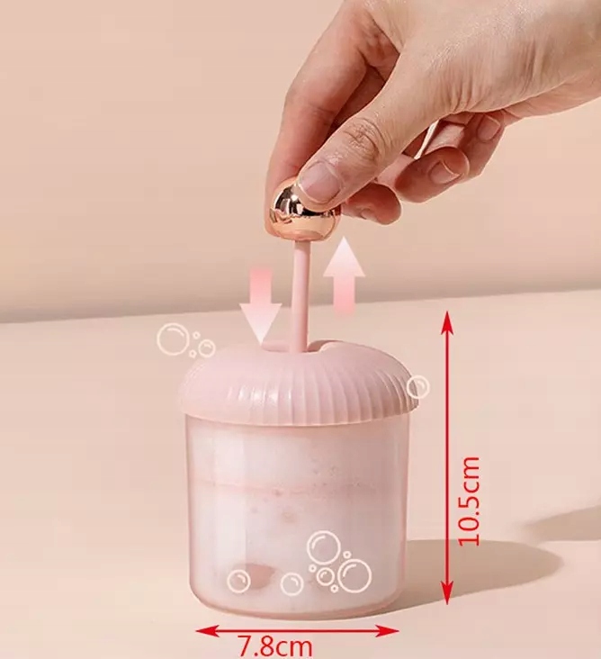 Kubek | pojemnik | spieniacz do szamponu BIAŁY Stan opakowania oryginalne