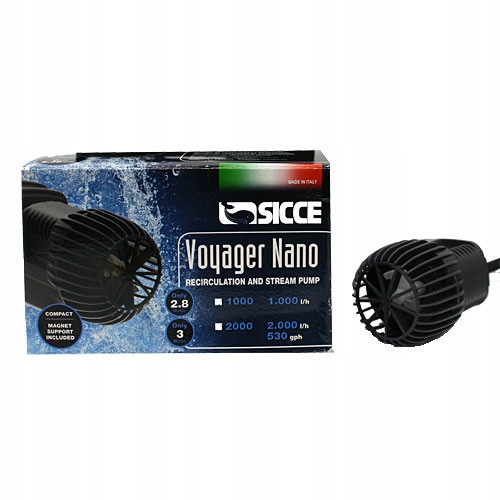 Sicce Voyager Nano 2000 L/h Cirkulátor Oběhová Pumpa Pro Akvárium