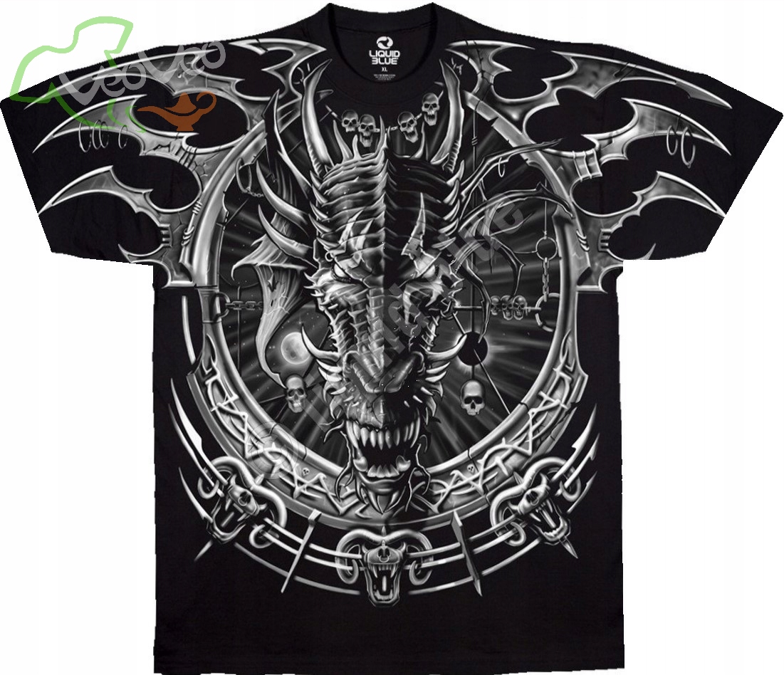 Lapač draků černý tekutá modrá S