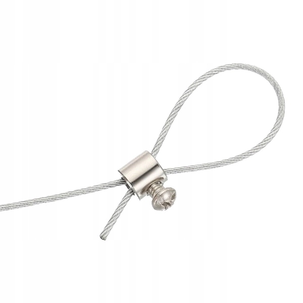 Zacisk Liny Stalowej - typ C 8x9mm - Stabilne Mocowanie Linki Stalowej Marka ABC-RC