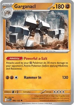Evolution 084/132 Garganacl