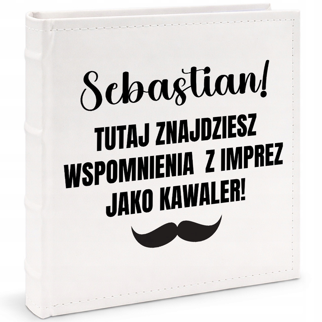 Kožený album 10 cm x 15 cm Fotografie *jméno* Zde Najdete Vzpomínky Dárek