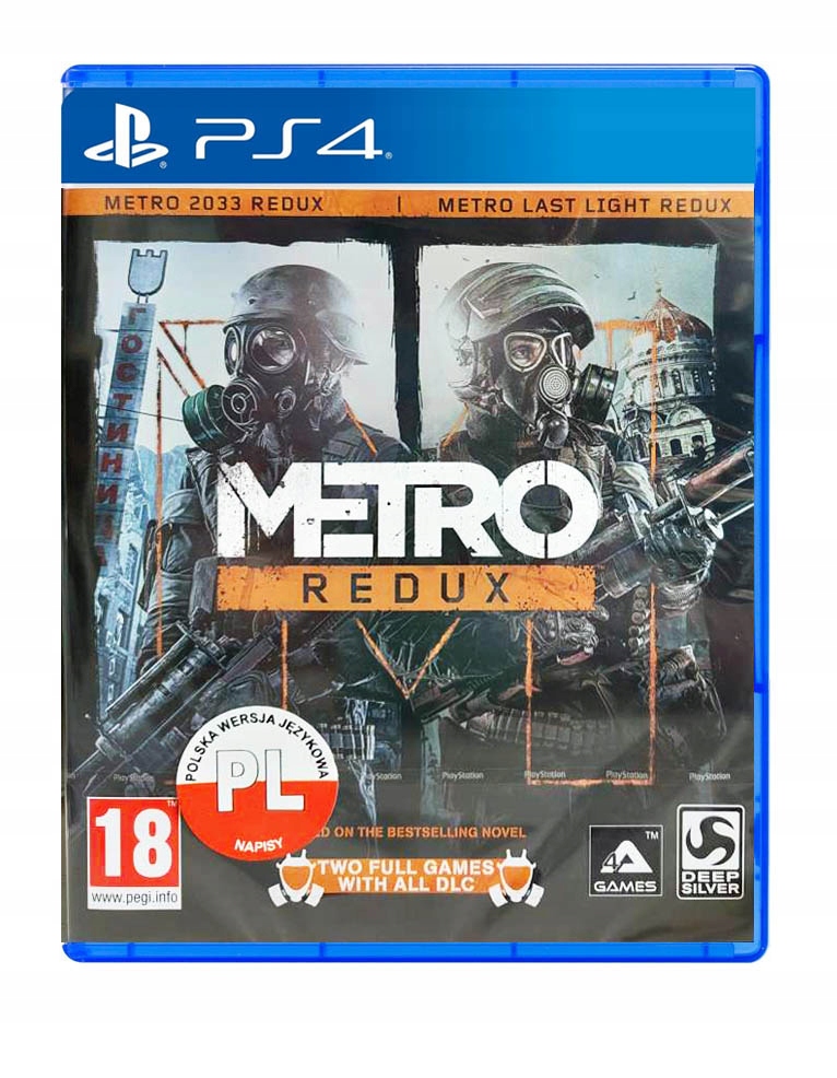 METRO 2023 REDUX AND METRO LAST LIGHT REDUX PS4 / NAPISY PL