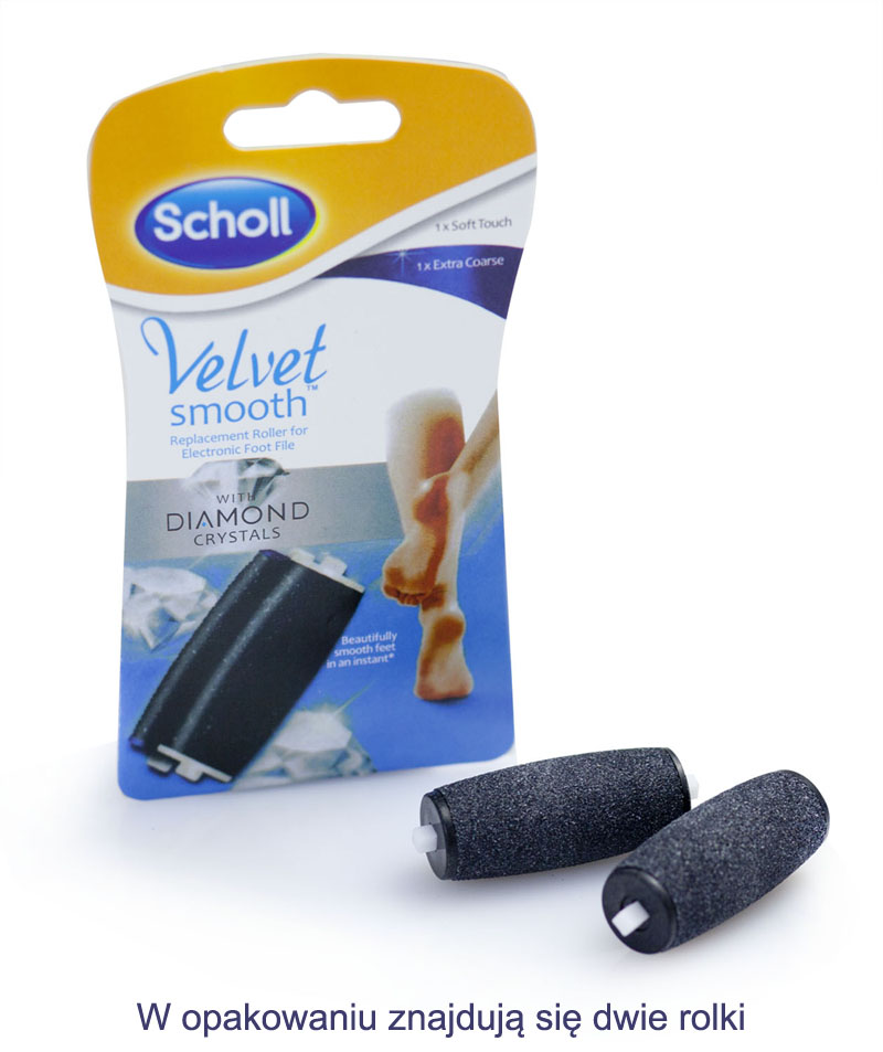 

Rolki wkłady pilnik Scholl Velvet oryginal ostre