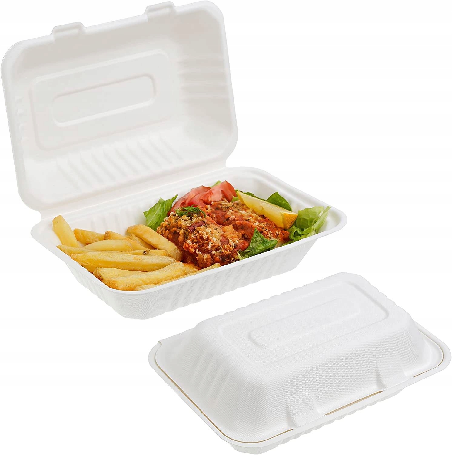 

Pojemnik obiadowy menubox z trzciny cukrowej 50szt