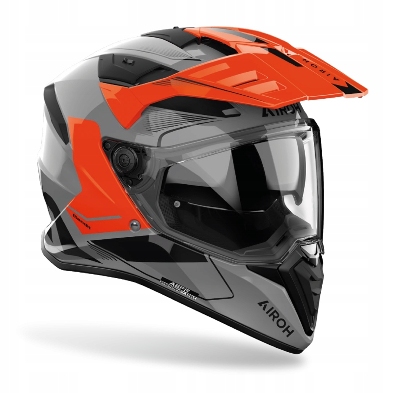 Motocyklová Prilba Airoh Bandit Tune Orange Gloss S