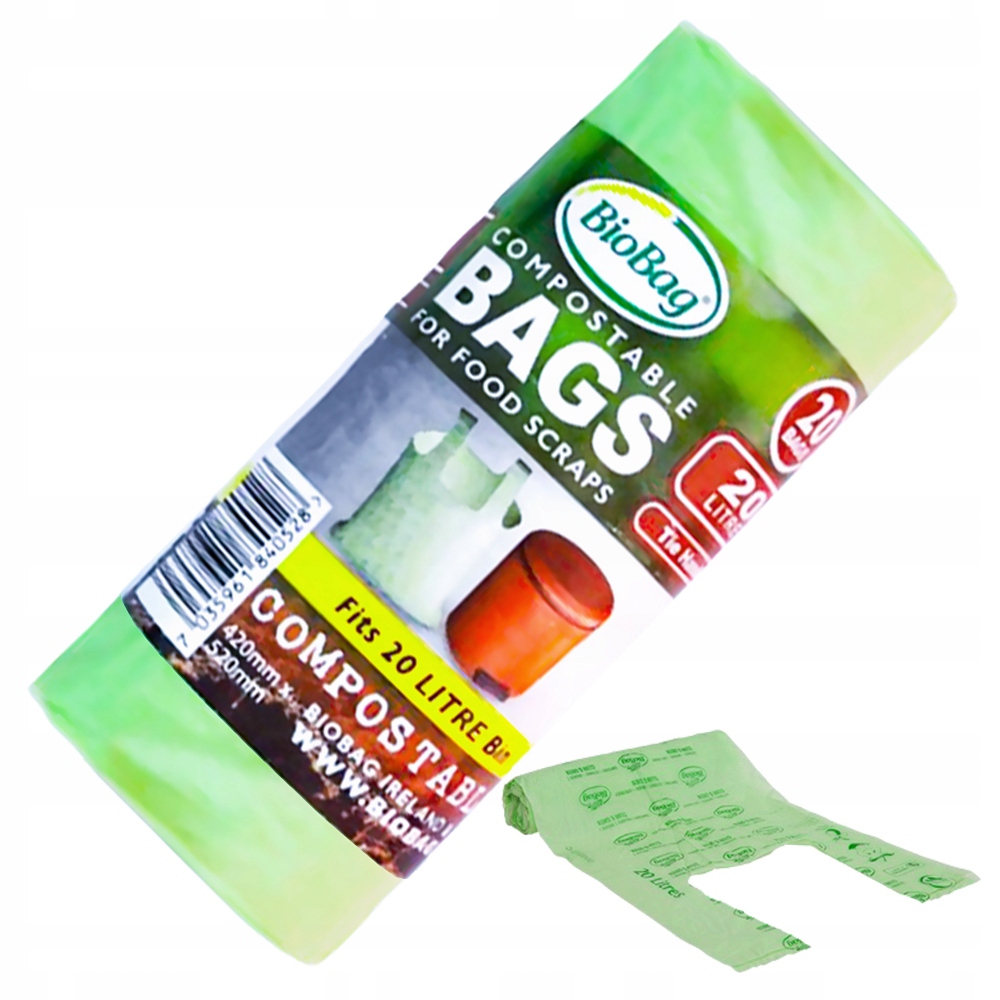 

BioBag Biodegradowalne Worki na śmieci Eko 20L 20s