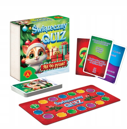 GRA RODZINNY QUIZ ŚWIĄTECZNY aż 96 pytań dla całej rodziny - Stan