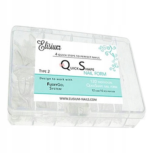 ELISIUM QuickShape Typ 2 Formy do paznokci