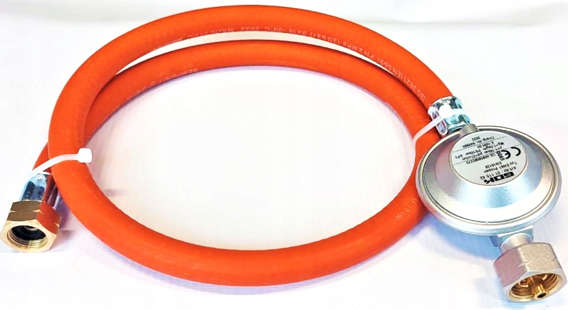 Wąż 2m Semperit Ø9mm z reduktorem Gok 1,5kg/h 37mbar 21,8" na złączkę 3/8"