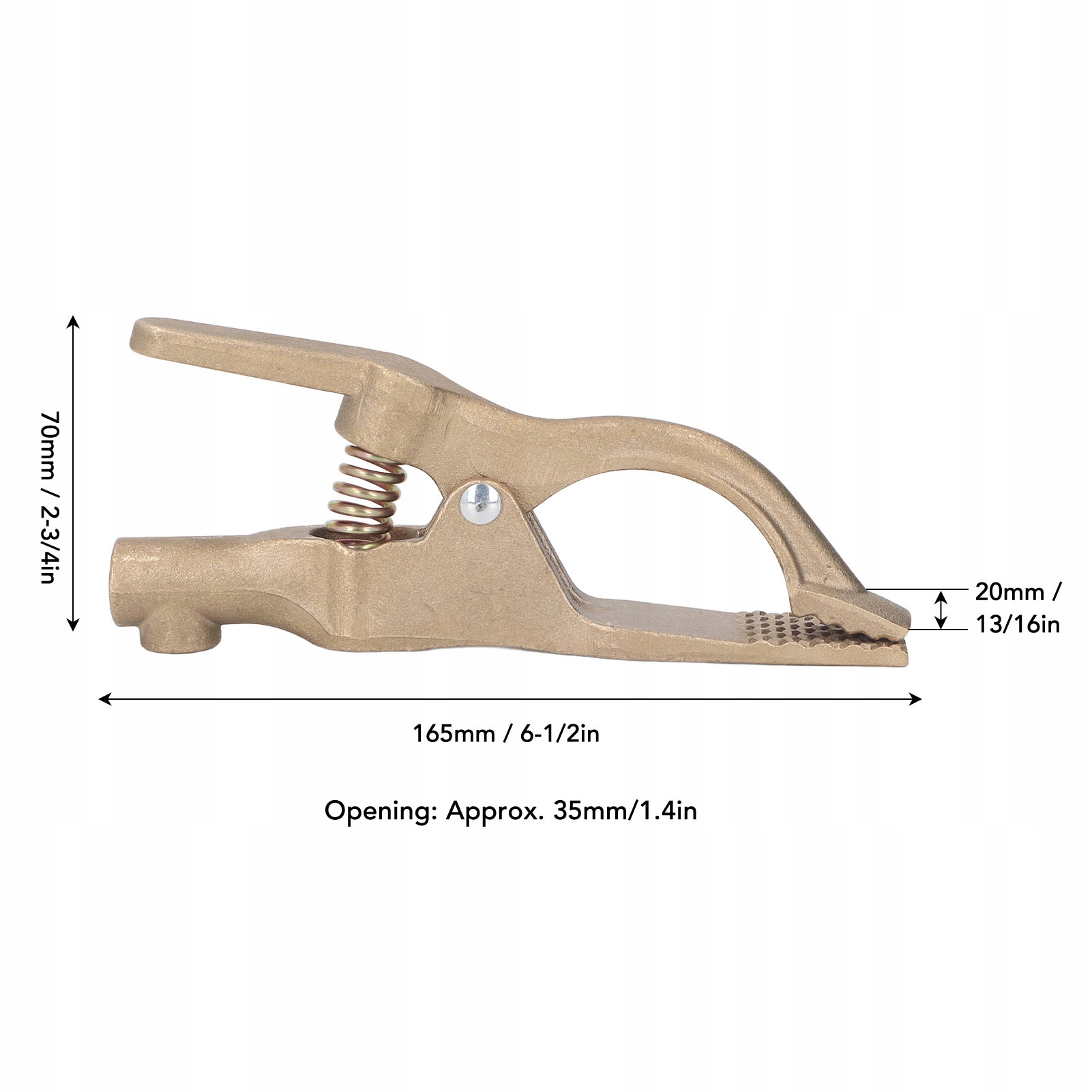 UCHWYT KLEMA ZACISK MASA DO SPAWARKI 500A 35mm Marka bez marki