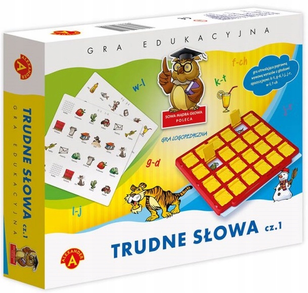 

Gra Logopedyczna Trudne Słowa 1 Sowa Mądra Głowa