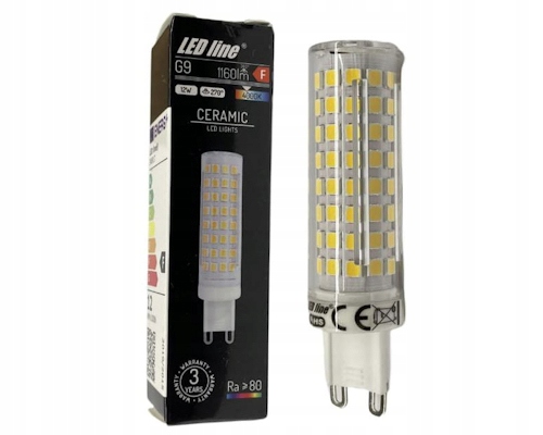 

Żarówka G9 Led 12W Ceramika Dzienna 4000K 1160lm