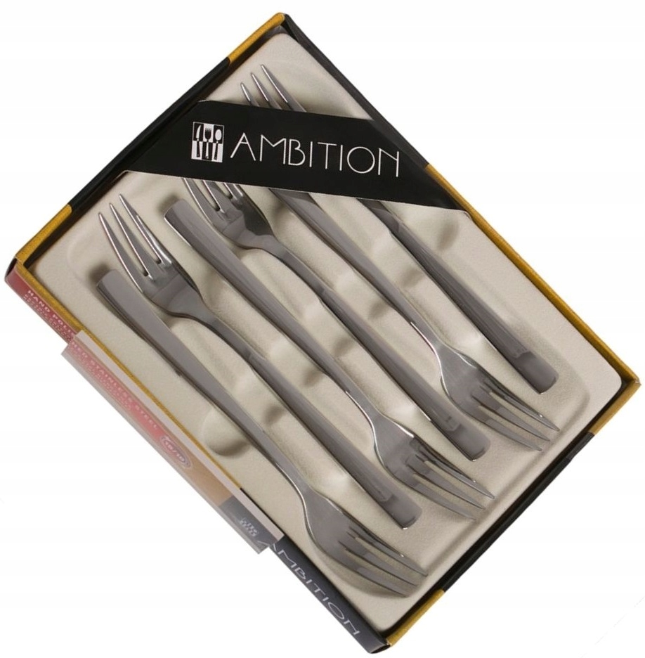 

Ambition 6 x Sztućce Prato Widelczyk Ciasta Tortu
