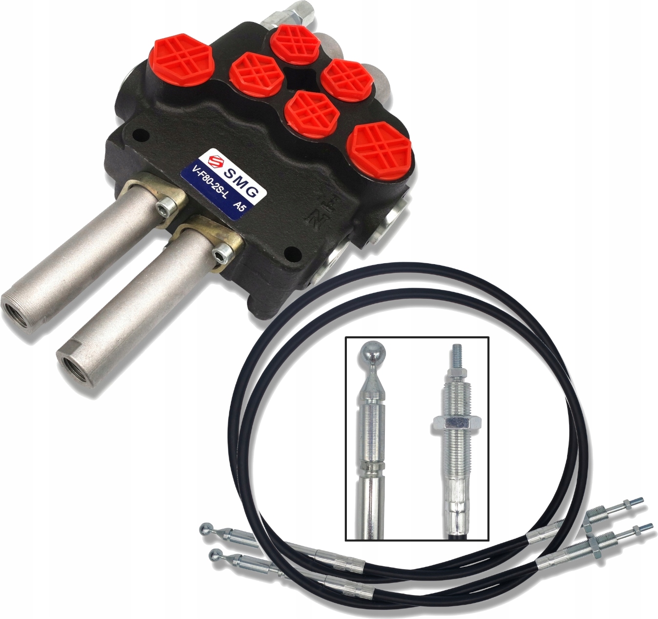 Hydraulický Rozdělovač 2 Sekce 80L Na Lanka 2x2 m