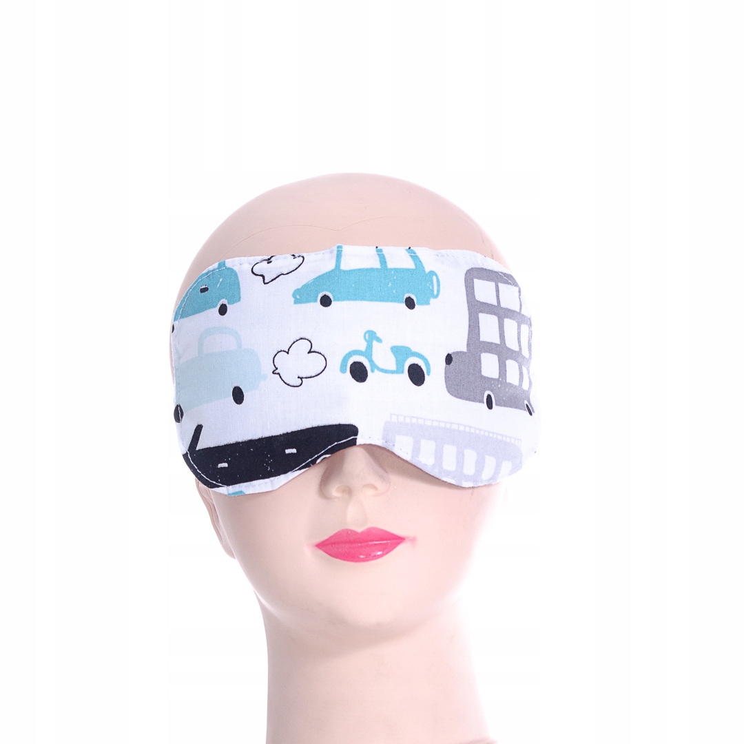 OPASKA maska do spania i medytacji BAWEŁNIANA autka Marka Bajbi
