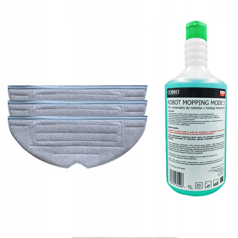 

Zestaw akcesoria do robota Roborock S7 3mopy +płyn