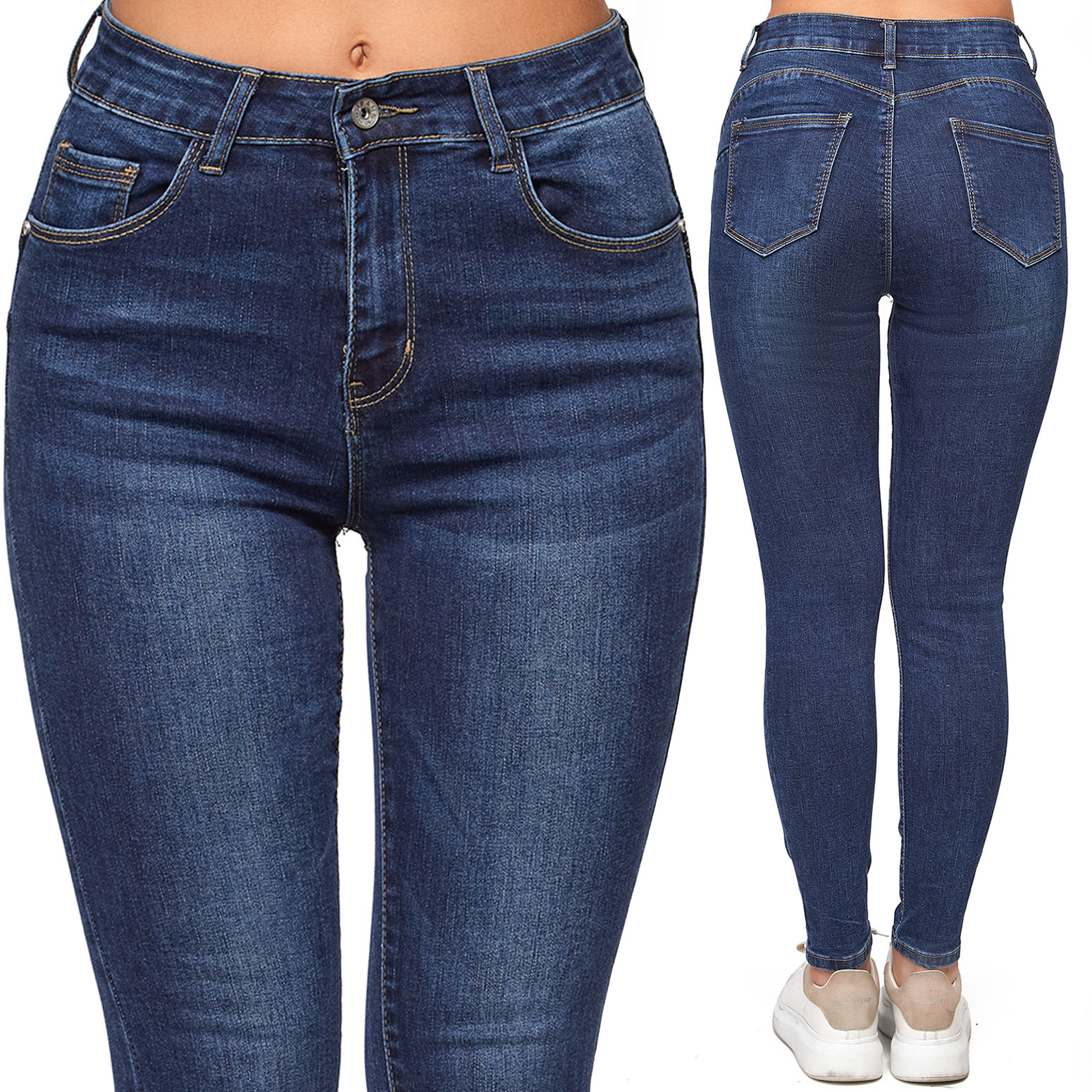 106_ 4XL/48 _Spodnie jeans rurki M.sara