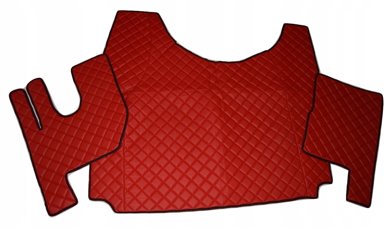 Pikované Koberce Kůže Renault Gama T s tunelem automat červený