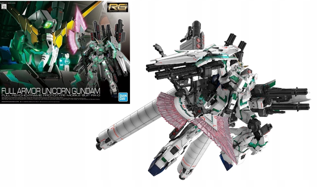 Gundam Rg 1/144 RX-0 Full Armor Unicorn Gundam Stavebnice Model