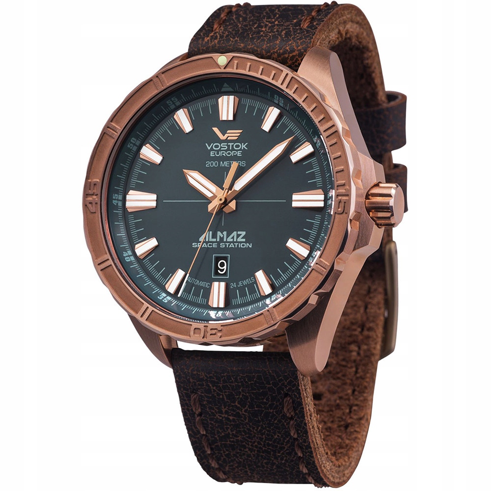 Pánské Hodinky Vostok Europe NH35A-320O507 hnědé