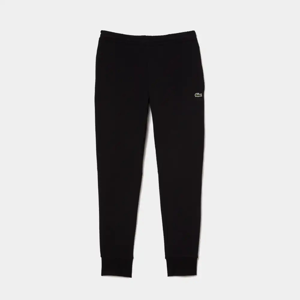 Pánské černé teplákové kalhoty Lacoste Slim Fit L