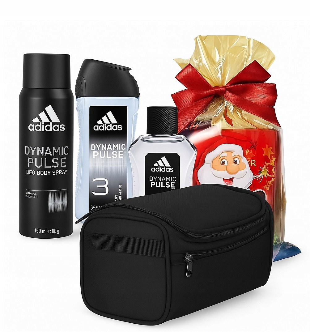 Pánský Set Adidas Kosmetická Taška Dárek Dynamic Pulse 4v1 Men