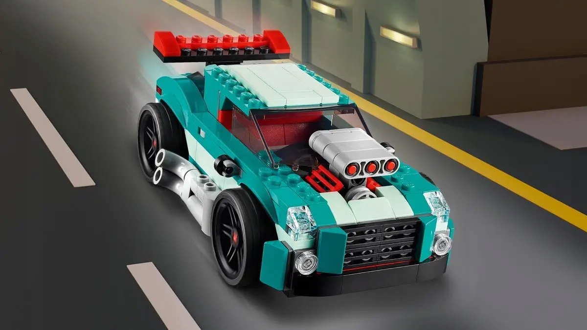 LEGO CREATORS ULICZNA WYŚCIGÓWKA SAMOCHÓD SPORTOWY Certyfikaty, opinie, atesty CE EN 71