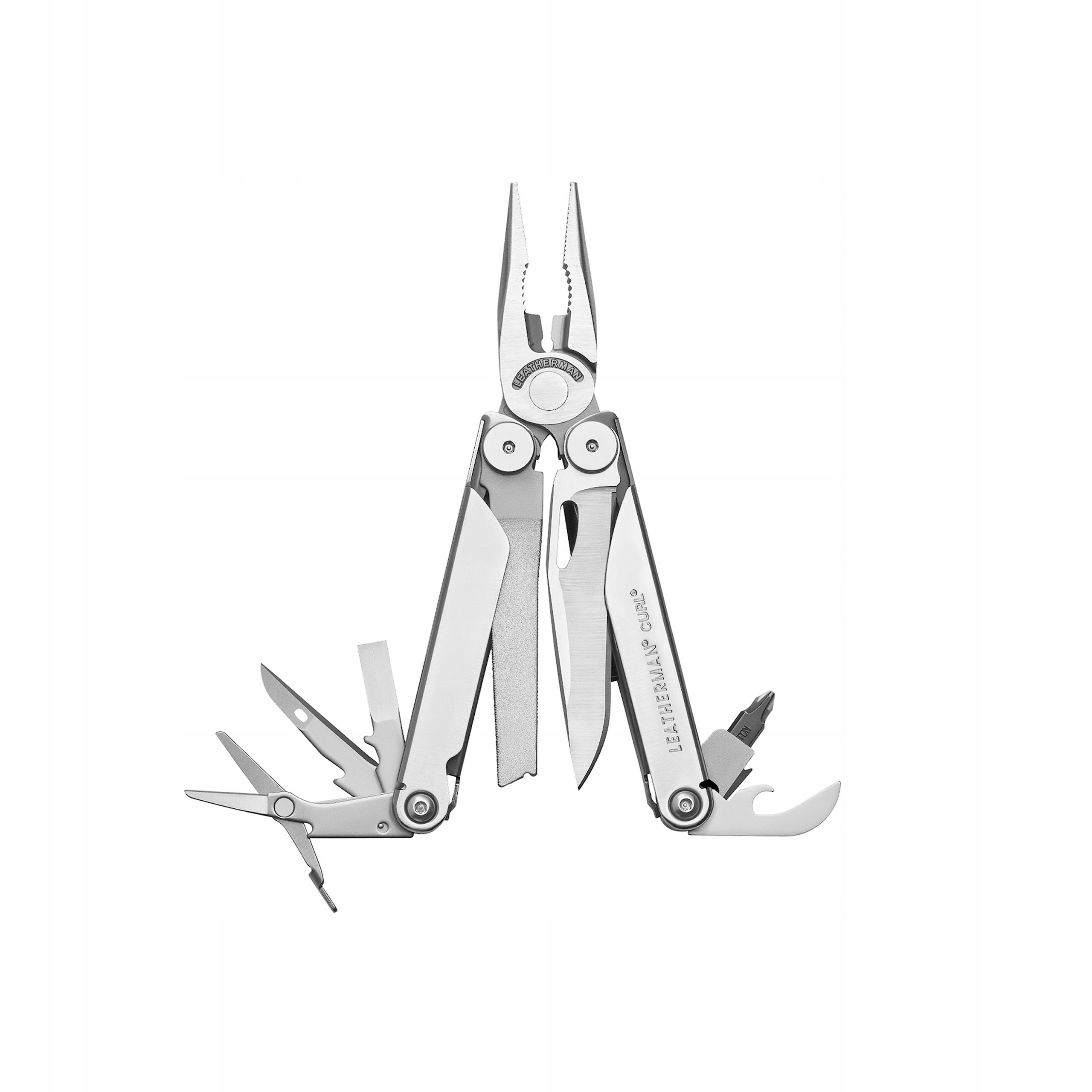 Leatherman Curl 15 narzędzi, stal nierdzewna, nylonowy pokrowiec