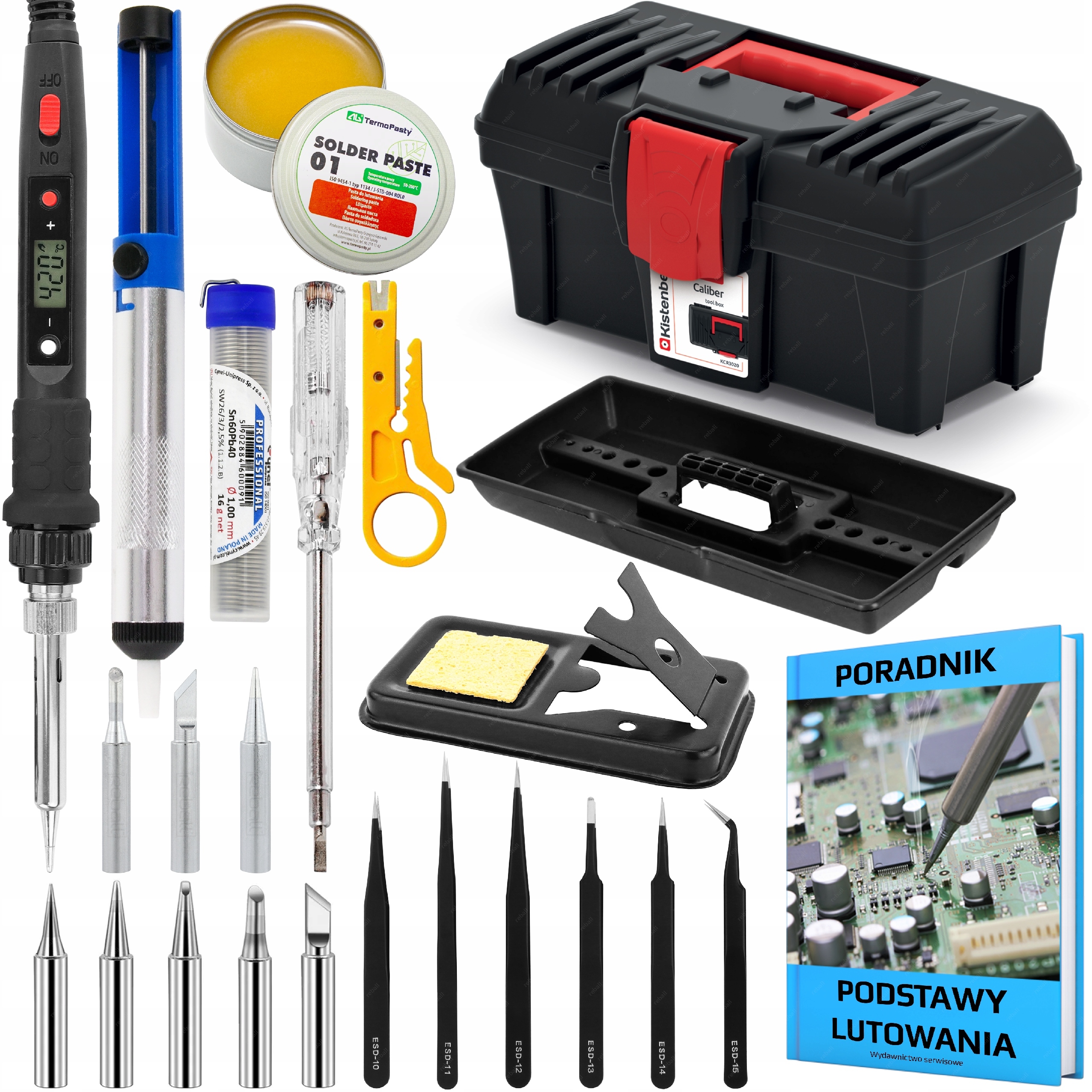 Přesná Páječka 80W Nový Model Organizér Box Na Nářadí 23 Dílků