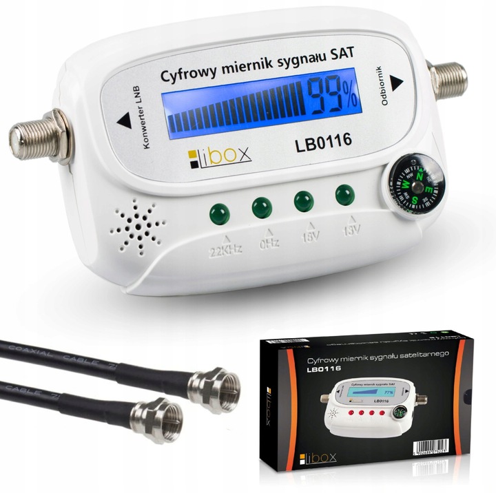 ZESTAW KONWERTER OCTO 4K MIERNIK SAT OSŁONA KABEL Kod producenta LB0105