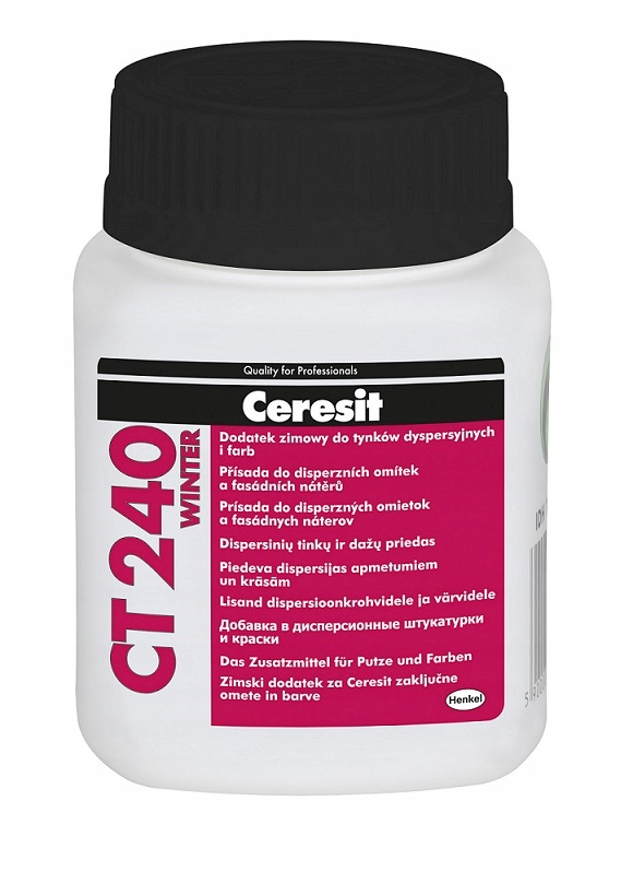 

Ceresit CT240 Winter dodatek do tynków farb 100ml