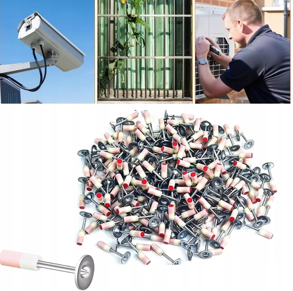 400ks Hřebíky do betonu, kovu a dřeva pro ruční hřebíkovačku