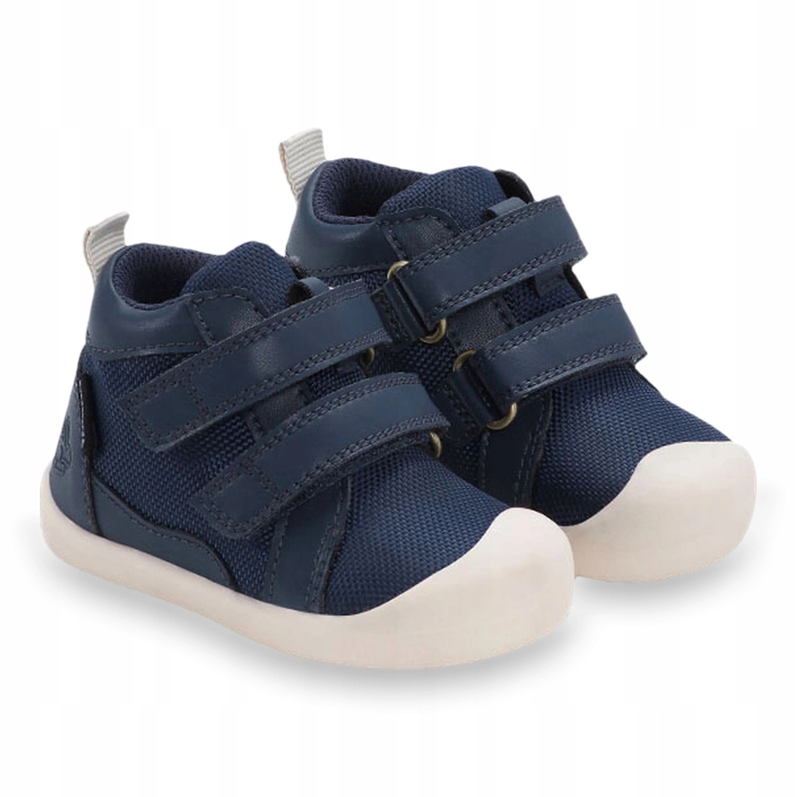 Buty barefoot lekkie na rzepy dziecięce Bundgaard Mio Navy z membraną 25
