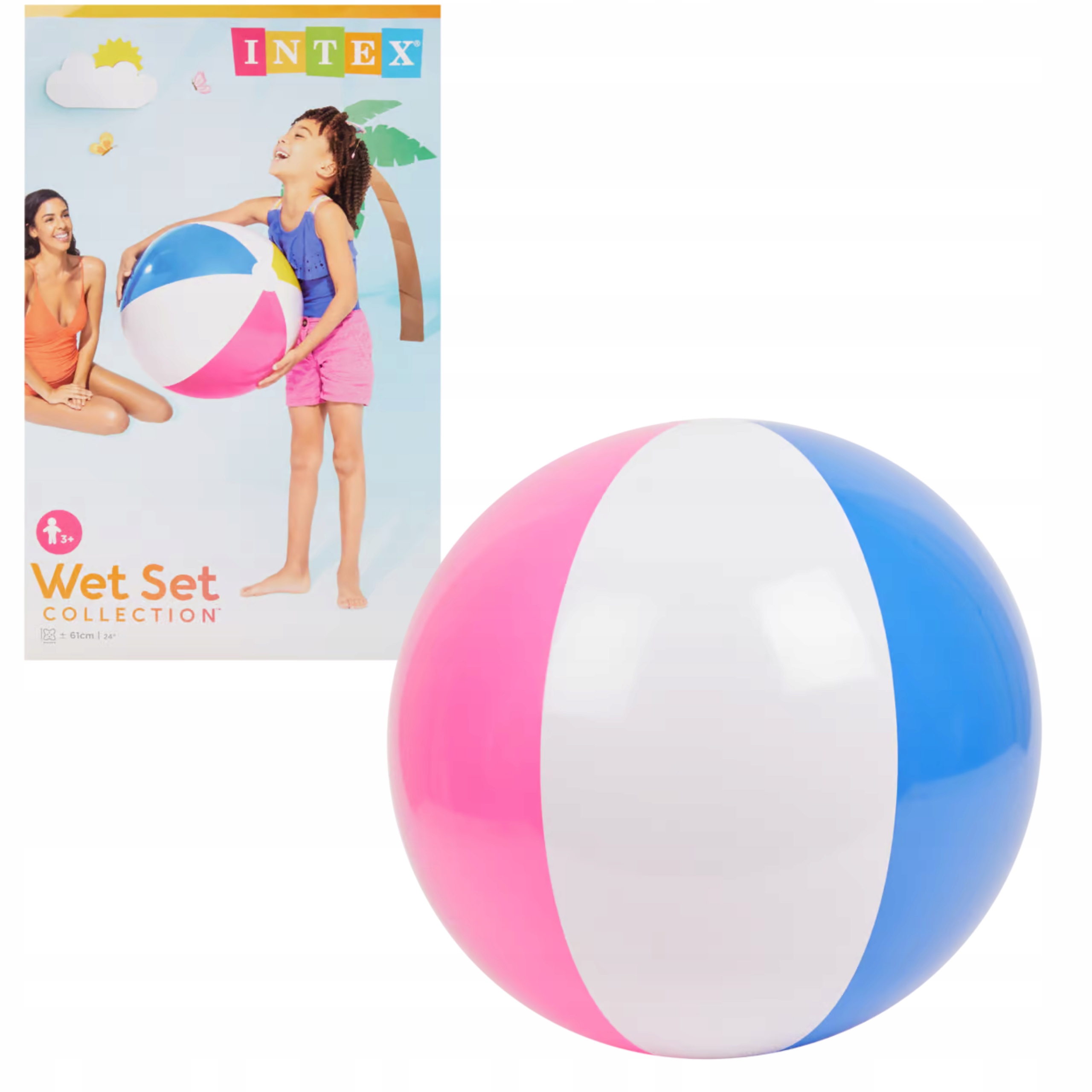 ZESTAW BASEN OGRODOWY DMUCHANY DLA DZIECI ZJEŻDŻALNIA PLAC ZABAW INTEX XXL Rodzaj dmuchany