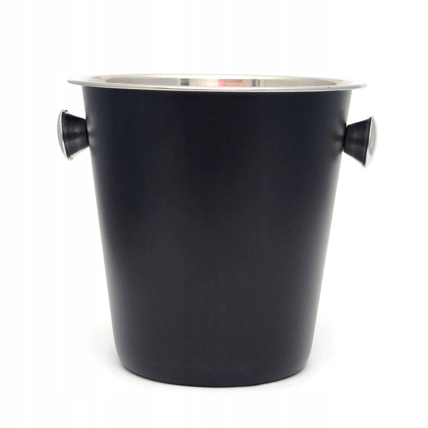 Wiaderko do szampana Lód pojemnik Cooler 4l czarne