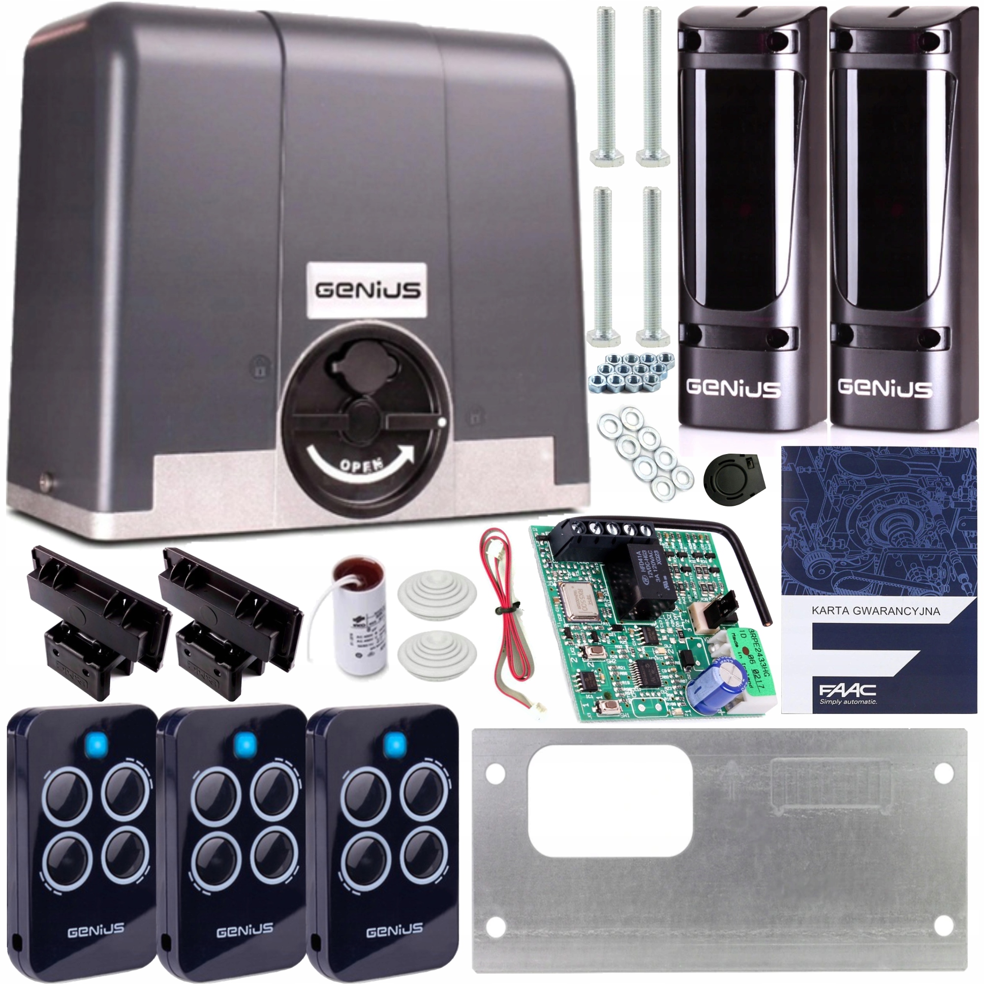 Set Genius Blizzard 500 Enkodér do 500 Kg Ovladače