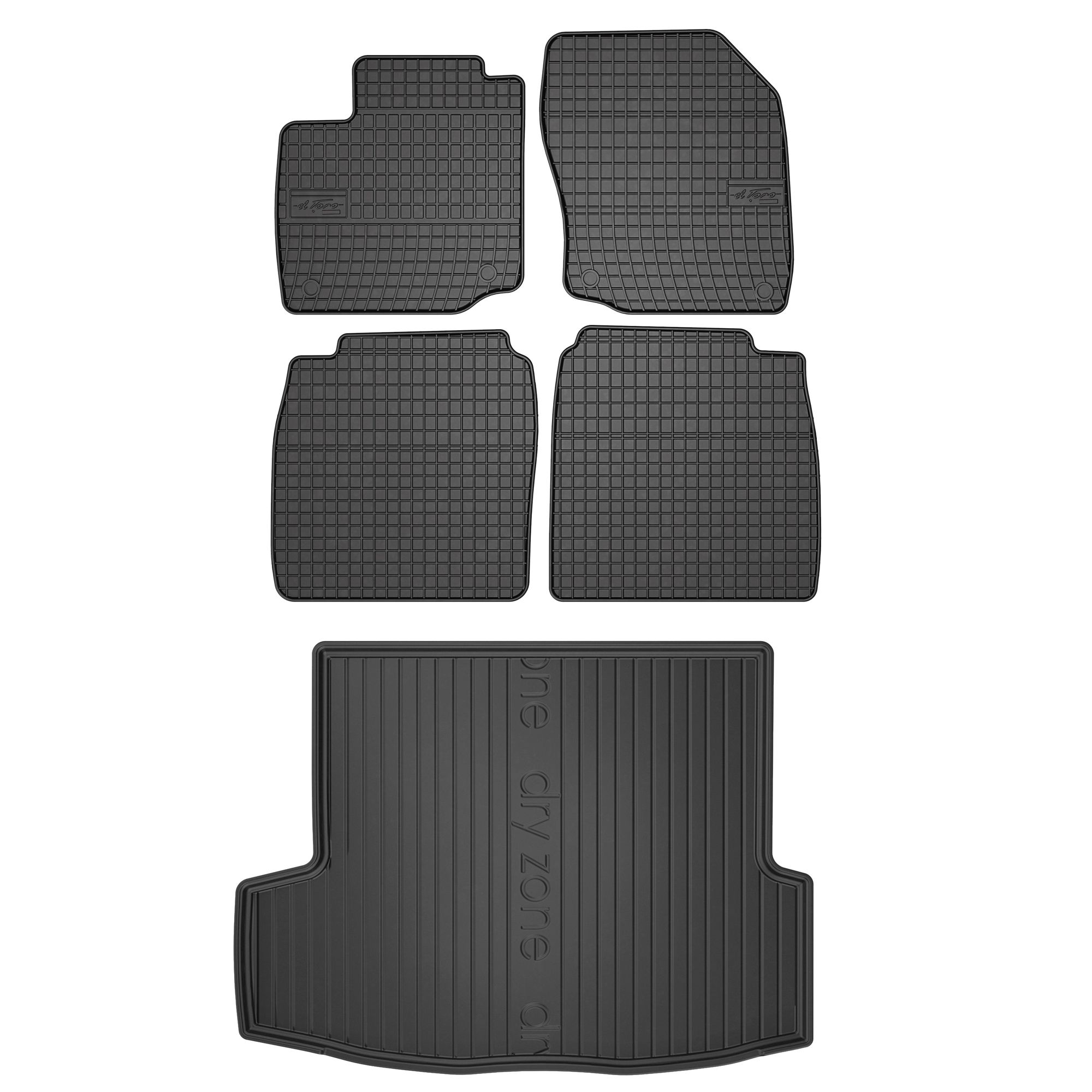 Gumové rohože a rohože Honda Civic IX 2011-2016