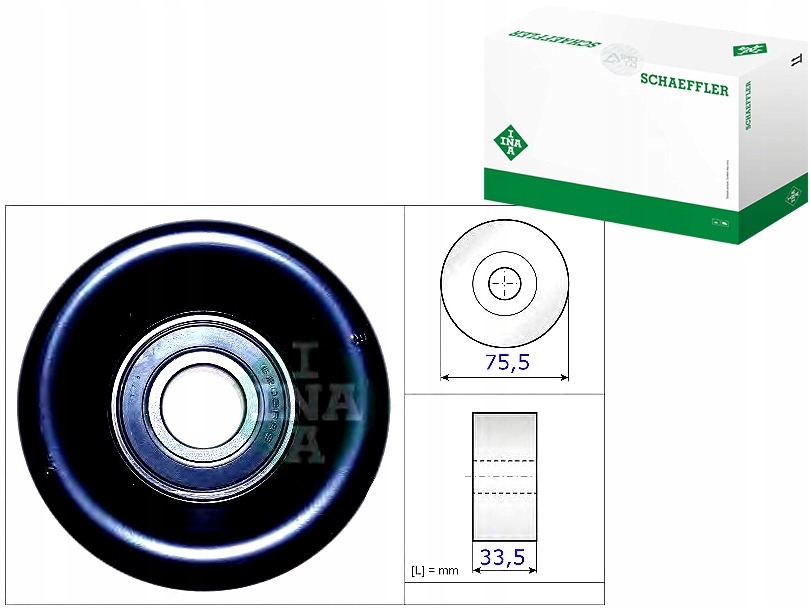 Váleček Napínáku Řemene Vícedrážkový Honda 2,0 2,4 Acc