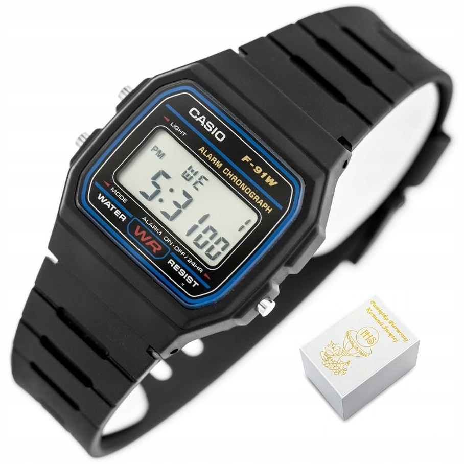 

Zegarek Casio dla chłopca Na Komunię Box Grawer
